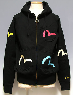 エヴィス スウェットジップパーカー EVIS