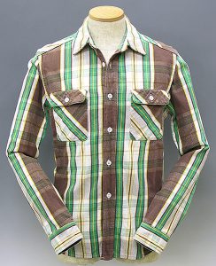 ジェラード（JELADO） ショート丈チェックネルシャツ