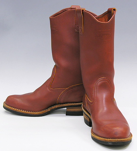 フラットヘッド×ウエスコ ウエスタンボス ブーツ WESCO