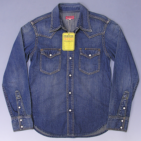 クラッカー デニムウエスタンシャツ