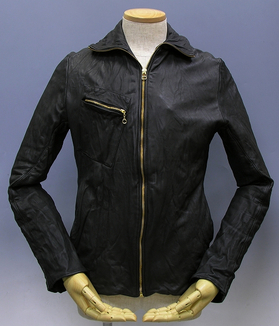 TROVE カウレザーライダースジャケット