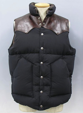 JELADO（ジェラード） レザーヨークダウンベスト