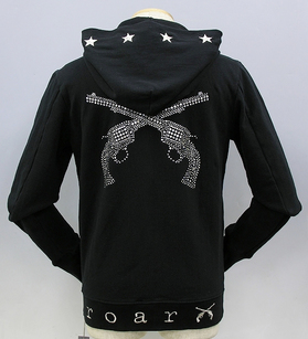 roar スワロ二丁拳銃ジップパーカ