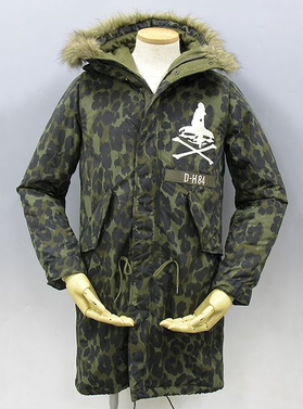 ヒステリックグラマー レオパードプリマロフトモッズコート