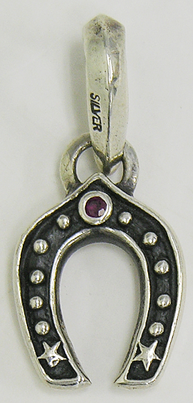 フラットヘッド(The Flat Head)ホースシューシルバーネックレストップ