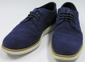 コールハーン(Cole Haan) ウイングチップスエードシューズ