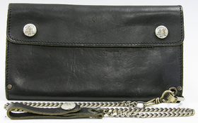 RRL(ダブルアールエル) チェーンレザーロングウォレット