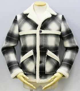 GB SKINS 赤西仁着 ボアチェックジャケット