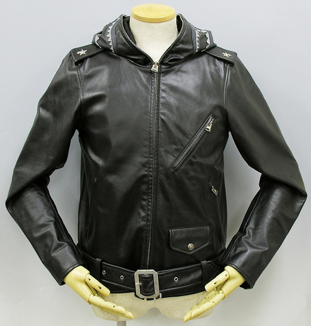 エイプ（BAPE) シャークパーカーレザーライダース