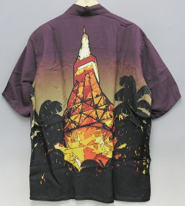 ケオニオブハワイ（KEONI OF HAWAII） アロハシャツ SHANGRI-LA なぎら健壱デザイン