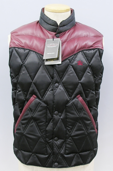 RJB NV105 レザーヨークダウンベスト