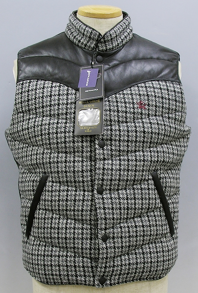 RJB ハリスツイードダウンベスト