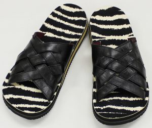 RJB L120 ゼブラ柄 レザーサンダル