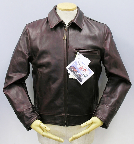 エアロレザー ハーフベルテッド コードバン