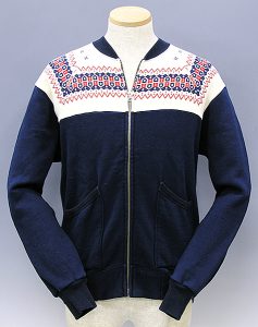 フラットヘッド（FLATHEAD） 雪柄ジップスウェット（スエット）