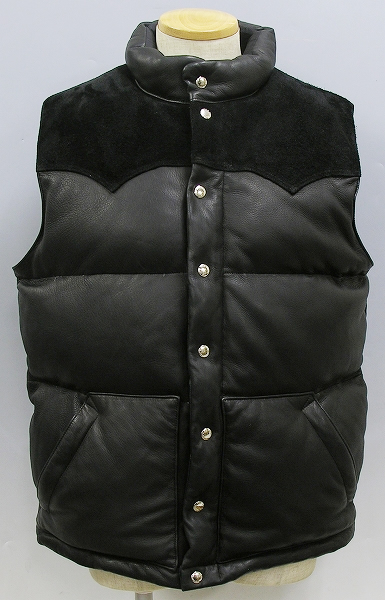 ジョーマッコイ ディアスキンレザーダウンベスト