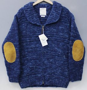 visvim 11AW INDIGO COWICHAN F.Z. （カウチンニット）