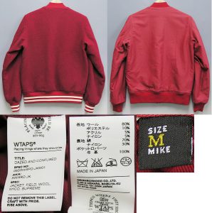 SUPREME×WTAPS baseball jacket 2