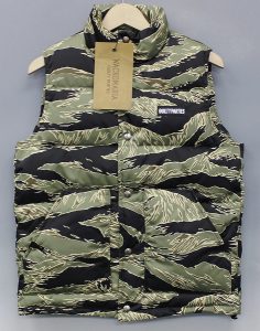 WACKOMARIA（ワコマリア） 14AW TIGER CAMO DOWN VEST
