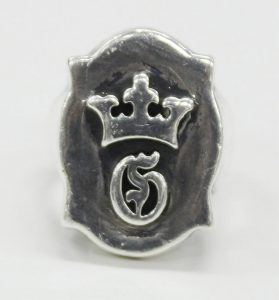 GABOR G&Crown raised de shield ring 2