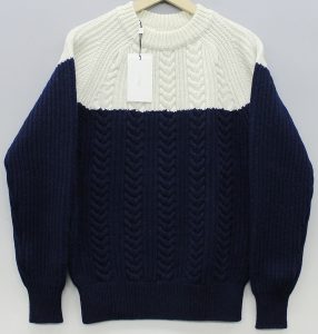 N.HOOLYWOOD（エヌハリウッド） 15AW CABLE 2TONE KNIT
