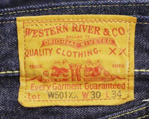 WAREHOUSE×WESTRIDE W501XX Denim 3