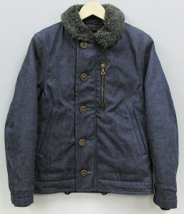 ブルーブルー(BLUEBLUE) デニムボアデッキジャケット