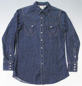 リアルマッコイズ×ラングラー(THE REAL McCOY’S×Wrangler) デニムウエスタンシャツ