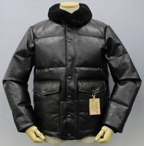 レインボーカントリー(RAINBOW COUNTRY) オールレザーレーシングダウンジャケット ボンバー(All Leather Racing Down Jacket BOMBER)