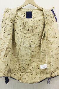 visvim KERCHIEF DOWN JKT BANDANA NAVY3