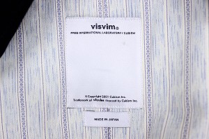 visvim 16AW DOTERA COAT WOOL STRIPE（SILK）ドテラコート5