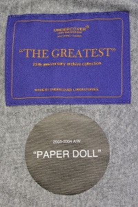 アンダーカバー 再構築スウェットコート UNDERCOVER 2