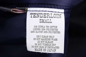 テンダーロイン 15AW T-3B プリマロフト TENDERLOIN5
