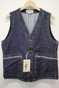 FREEWHEELERS(フリーホイーラーズ) Riley デニムベスト インディゴ