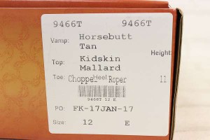 リオスオブメルセデス 福禄寿別注 ウエスタンブーツ ローパーブーツ 12E RIOS OF MERCEDES6