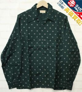 AtLast&Co BUTCHER PRODUCTS レーヨンドットシャツ アットラスト