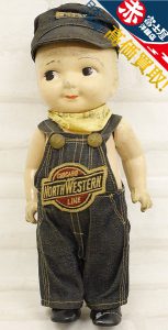 Buddy Lee 20s～30s Engineer Duluth,Missabe,&Northernバディーリー 人形 ビンテージ デニムエンジニア 鉄道会社 コラボ