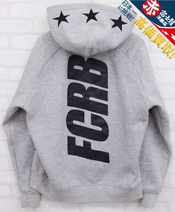 FCRB(エフシーアールビー)15aw F.C.R.B. BIG SWOOSH HOODY グレー
