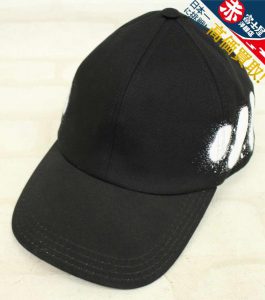 OFF-WHITE 17ss ダイアゴナルズ ベースボールキャップ オフホワイト