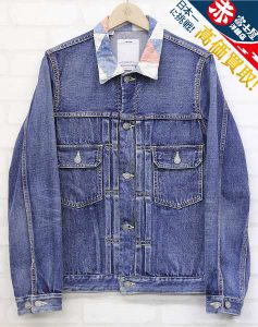 visvim 14ss SS 101 JKT DAMEGED GEO PATCHWORK デニムジャケット