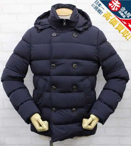 モンクレール ロアラック ダウンPコート MONCLER LOIRAC ネイビー