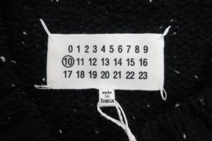 メゾンマルジェラ10 S50GP0176 Gauge 3 Damaged Crew Neck Sweater Maison Margiela
