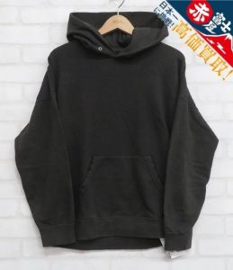 visvim 21ss JUMBO HOODIE P.O. (UNEVEN DYE) BLACK 0121105010014