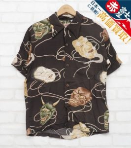 サンサーフ スペシャル NOH-MASK 能面 レーヨンアロハシャツ SUN SURF