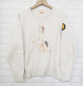 THE REAL McCOY’S（リアルマッコイズ）ヴァーガスガール 吊り編み両Vスウェット