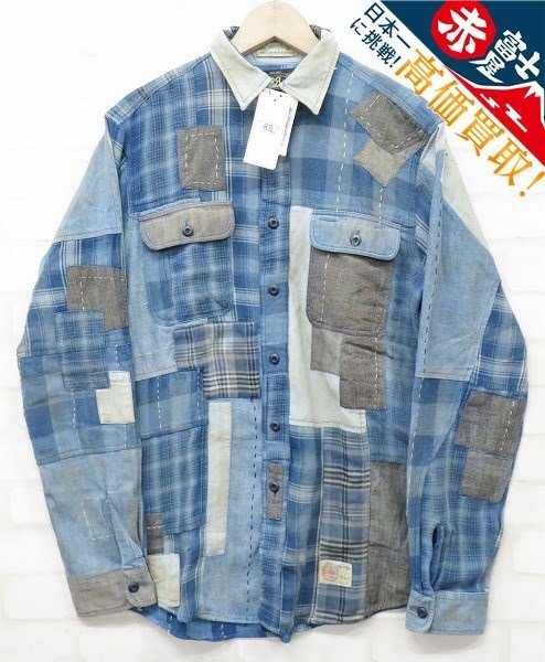 112枚限定 リミテッドエディション パッチワークシャツ