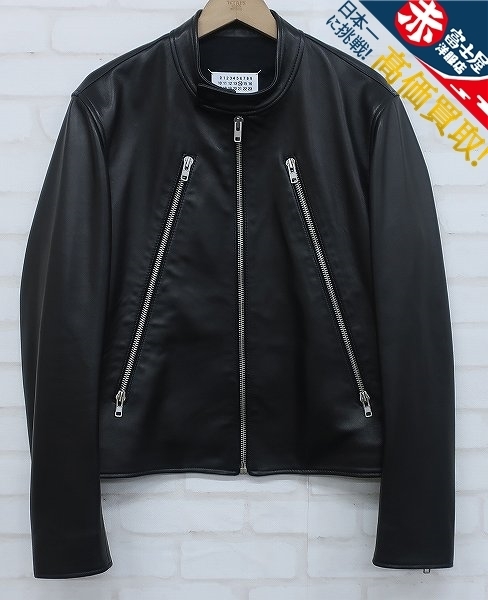 Maison Margiela 14 ハの字 レザーライダース